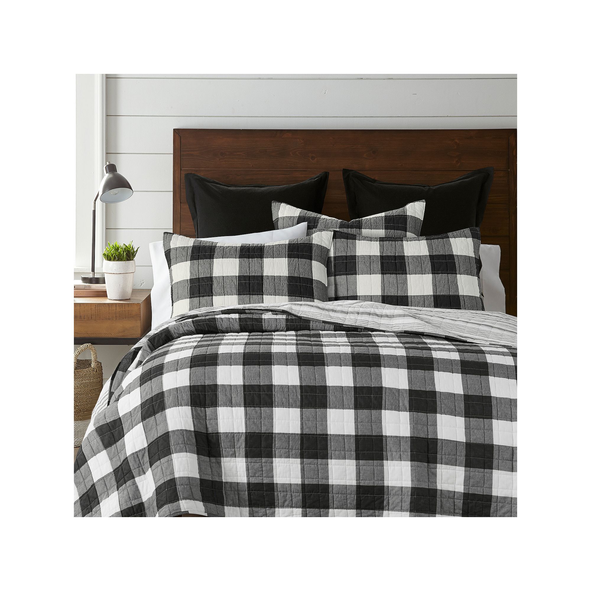 Levtex Home Camden Bedspread Set, Black
