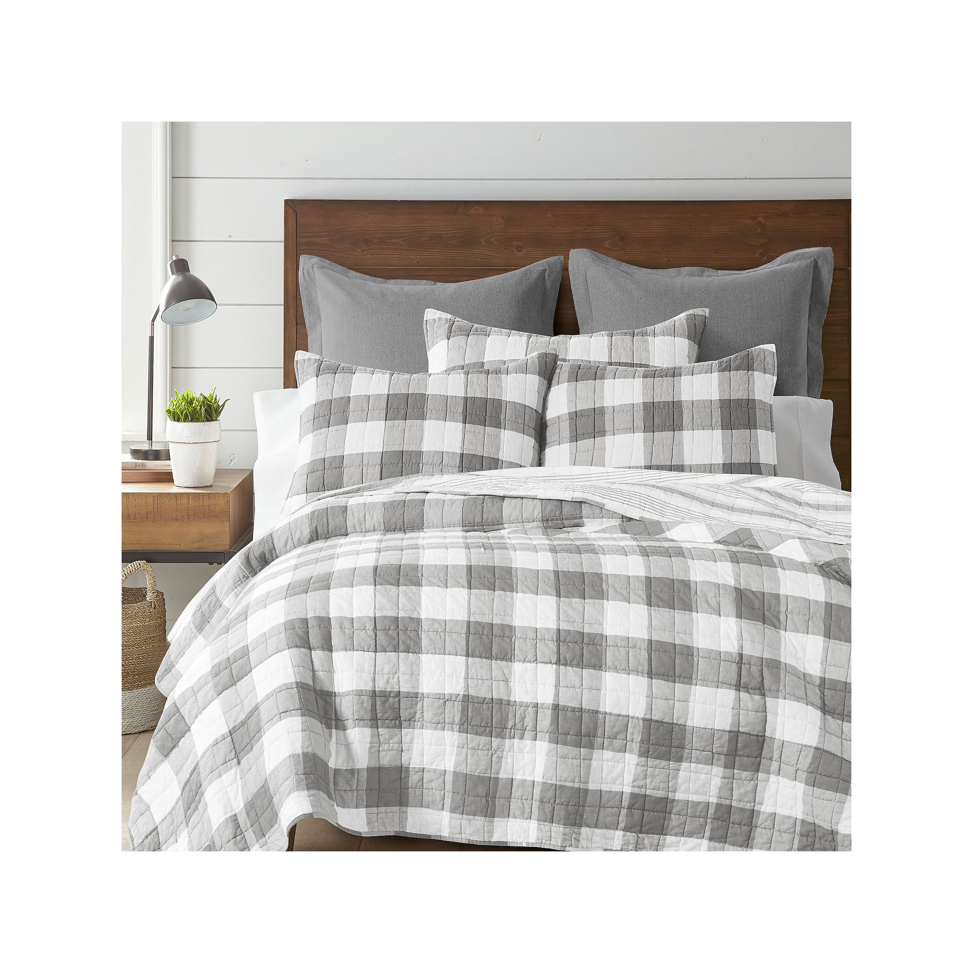 Levtex Home Camden Bedspread Set, Gray