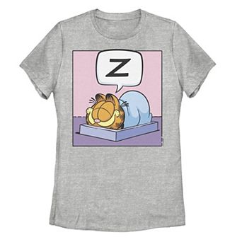 Juniors' Garfield Zzz Boxed Up Graphic Tee