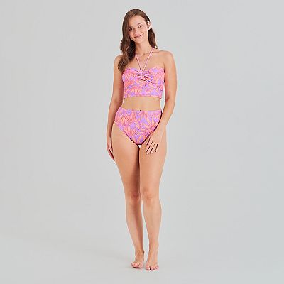 Juniors' Ninety-Nine° Multi-Way Floral Midkini