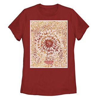 Juniors' Stranger Things Day Waffle Graphic Tee