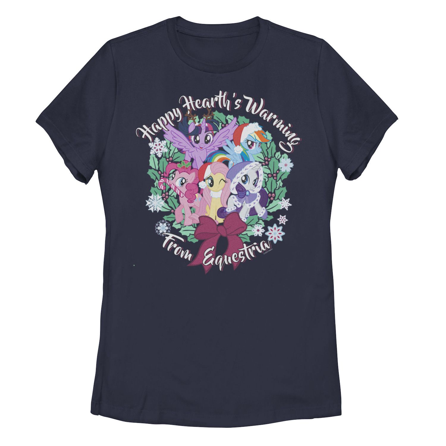 Image for Licensed Character Juniors' My Little Pony Christmas Happy Hearth's Warming Graphic Tee at Kohl's.