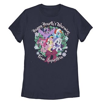 Juniors' My Little Pony Christmas Happy Hearth's Warming Graphic Tee