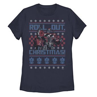 Juniors' Transformers Optimus Prime "Roll Out" Graphic Tee