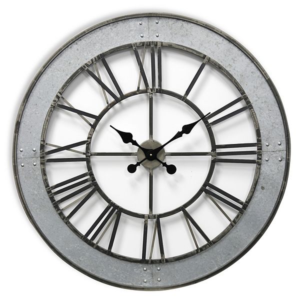 Round Roman Numeral Wall Clock