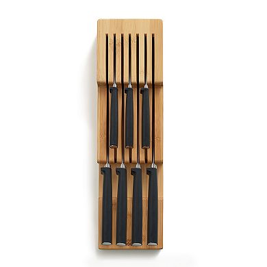 Joseph Joseph DrawerStore Bamboo 2-Tier Knife Organizer