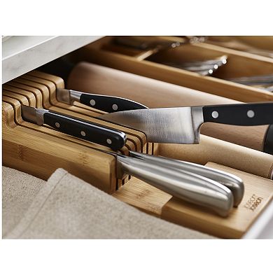 Joseph Joseph DrawerStore Bamboo 2-Tier Knife Organizer