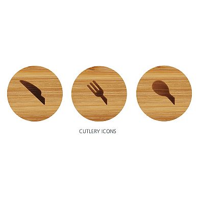 Joseph Joseph DrawerStore Bamboo Cutlery, Utensil & Gadget Organizer