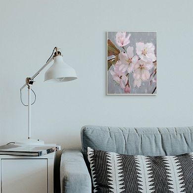 Stupell Home Decor Blooming Cherry Blossoms on Spring Branch Wood Wall Art