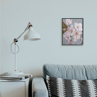 Stupell Home Decor Blooming Cherry Blossoms on Spring Branch Framed Wall Art
