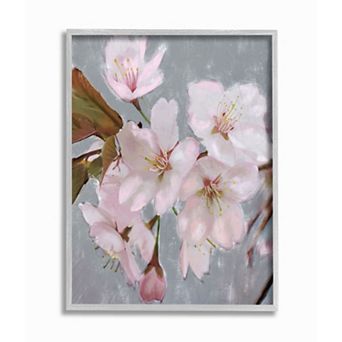 Stupell Home Decor Blooming Cherry Blossoms on Spring Branch Framed Wall Art
