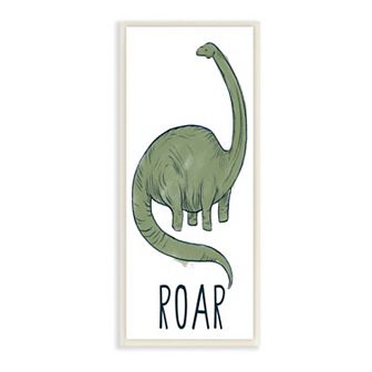 Stupell Home Decor Dinosaur Roar Plaque Wall Art