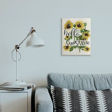 Stupell Home Decor Hello Sunshine Plaque Wall Art