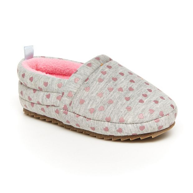 Girls hard sole online slippers