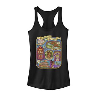 Juniors' Disney Princess Map Poster Tank Top