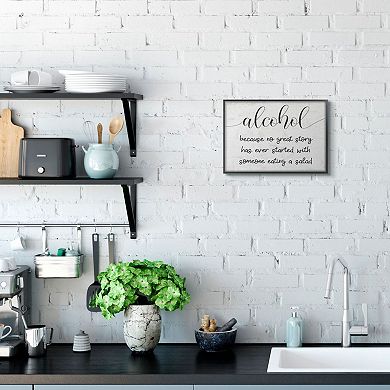 Stupell Home Decor No Great Story Framed Wall Art