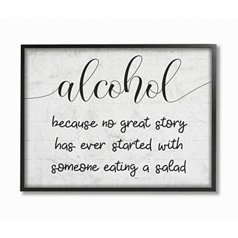 Stupell Home Decor No Great Story Framed Wall Art