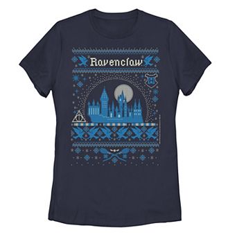 Juniors' Harry Potter Christmas Ravenclaw Graphic Tee