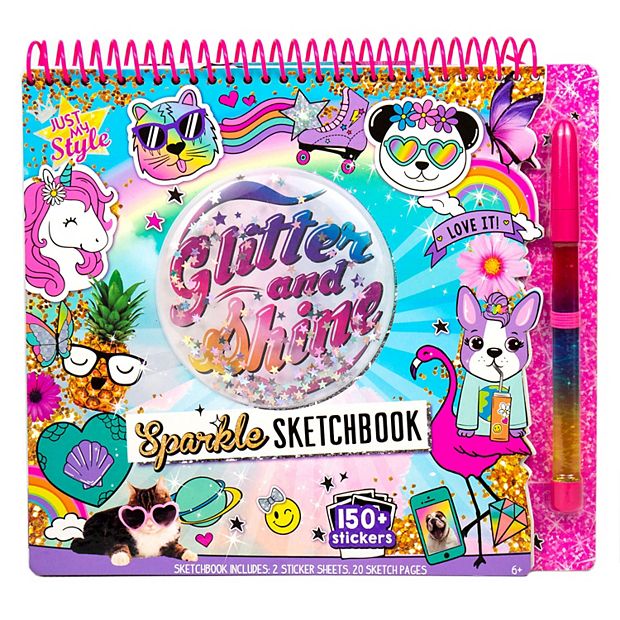 Sketch Book: Colorful Kitten Themed Personalized Artist Sketchbook