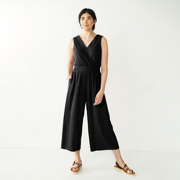 Women's Nine West Surplice-Front Jumpsuit