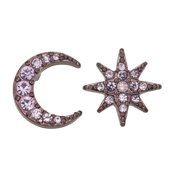 Simply Vera Vera Wang Moon & Star Mismatched Stud Earrings