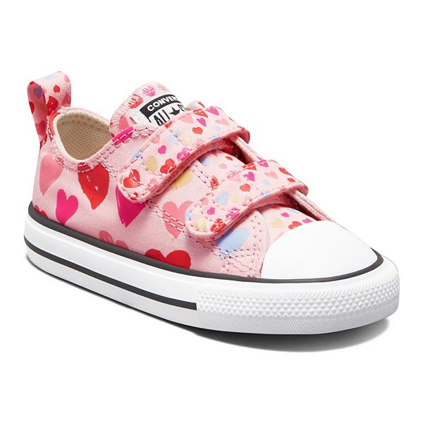 Baby Toddler Converse Chuck Taylor All Star Heart Print 2V Sneakers