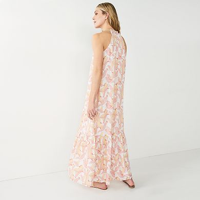 Women's Nine West Tiered Peasant Maxi Dress