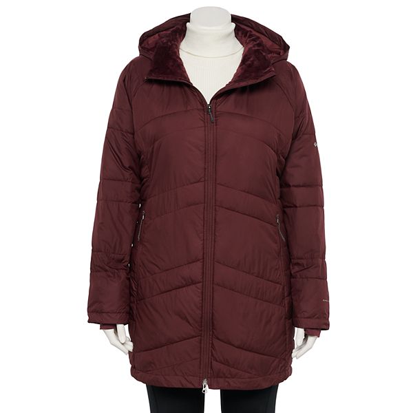 Plus Size Columbia Crown Point Hooded Omni-Heat Jacket