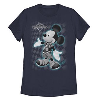 Juniors' Kingdom Hearts Mickey Hearts Graphic Tee