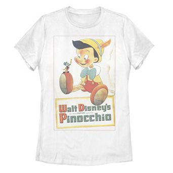 Disney's Pinocchio Juniors' Vintage Portrait Graphic Tee