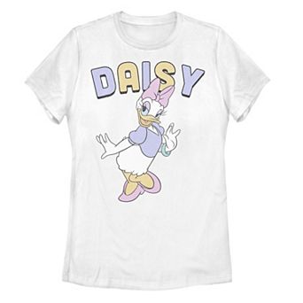 Disney's Mickey and Friends Juniors' Daisy Duck Simple Portrait Graphic Tee