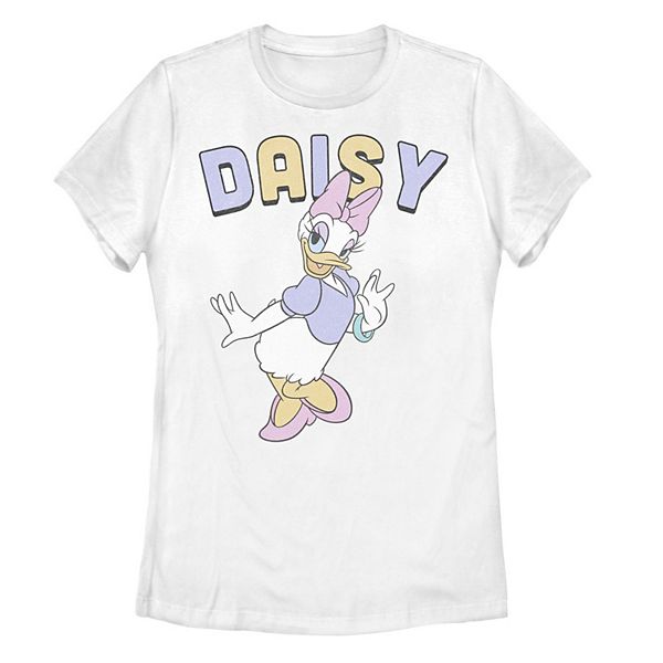 Disney's Mickey and Friends Juniors' Daisy Duck Simple Portrait Graphic Tee