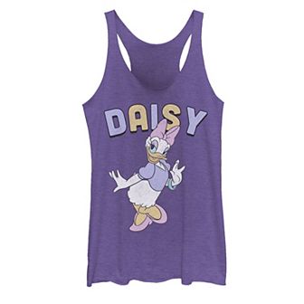 Disney's Mickey and Friends Juniors' Daisy Duck Simple Portrait Tank Top