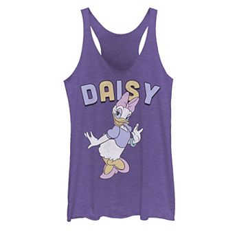 Disney's Mickey and Friends Juniors' Daisy Duck Simple Portrait Tank Top