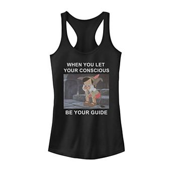 Disney's Pinocchio Juniors' "Let Your Conscious Be Your Guide" Tank Top
