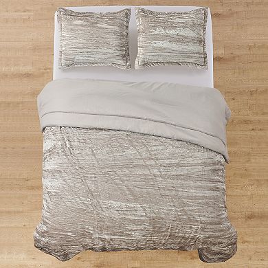 Levtex Home Amity Crinkle Velvet Champagne Quilt or Sham
