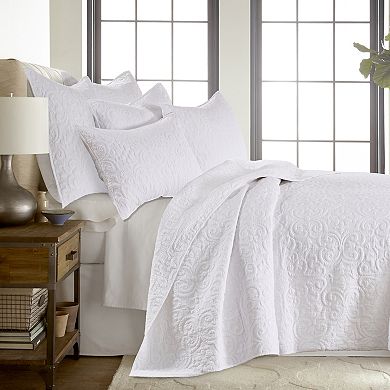 Levtex Home Sherbourne White Quilt or Sham 2-Pack Set