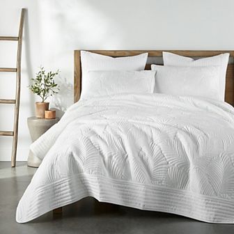Levtex Home Belgrade White Quilt or 2-pack Sham