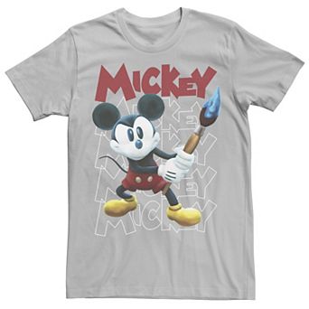 Disney's Epic Mickey Men's Portrait Word Stack Tee