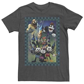 Disney's Epic Mickey Group Shot Poster Men's Tee