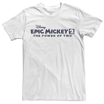 Disney's Epic Mickey 2 Men's The Power Of Two Logo Tee
