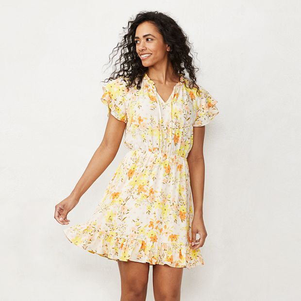 LC Lauren Conrad Runway Collection Floral Fit & Flare Dress - Women's