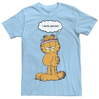 Men's Garfield Leg Day Comic Tee