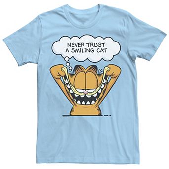 Men's Garfield Smiling Cat Comic Tee