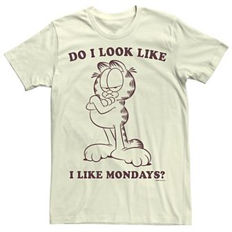 Men's Garfield Mondays Cold Text Tee