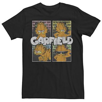 Men's Garfield Four Square Garfield Logo Tee