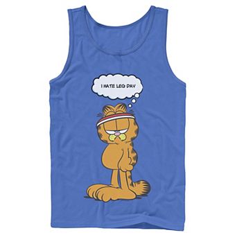 Men's Garfield Leg Day Comic Tank Top