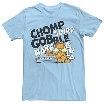 Men's Garfield Chomp Slurp Gobble Food Tee