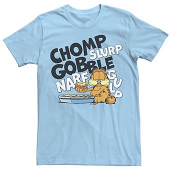 Men's Garfield Chomp Slurp Gobble Food Tee