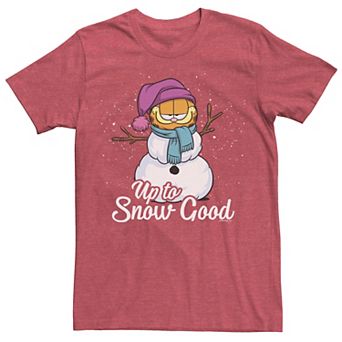 Men's Garfield Snow Good Christmas Tee